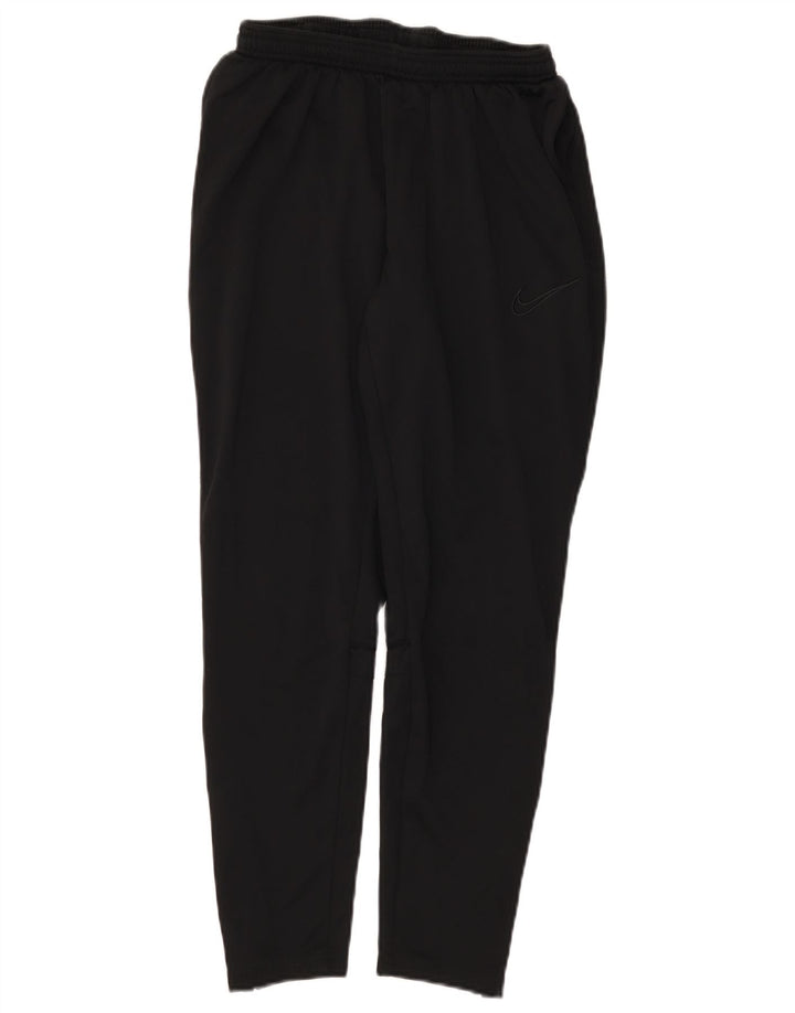 Pantalon de survêtement Nike Dri Fit pour femme UK 14 Noir moyen Polyester