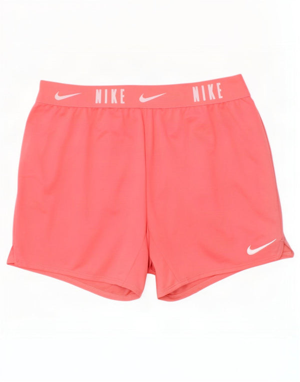 Short de sport Nike Dri Fit Graphic pour fille 12-13 ans, grand rose, polyester
