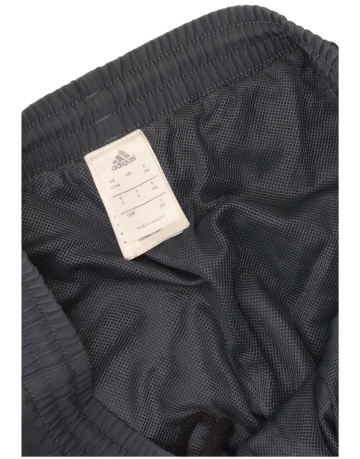 Adidas Pantalon de survêtement pour homme UK 42/44 Large Gris Polyester