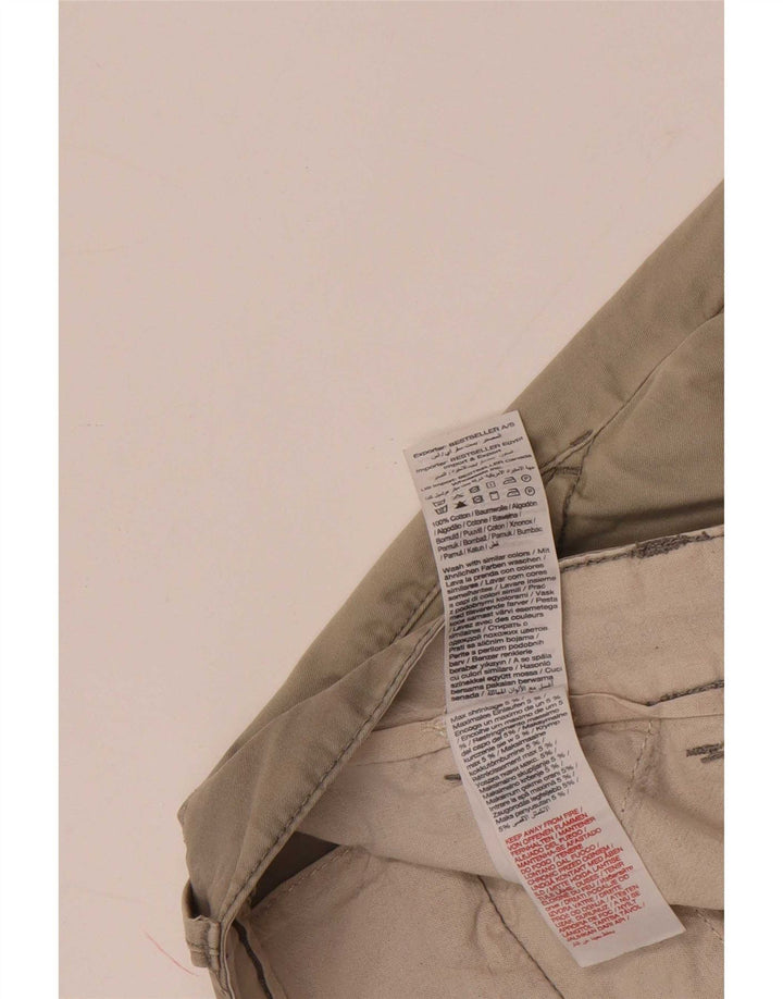 Jack & Jones Short Chino Coupe Regular Homme Large W36 Gris Coton