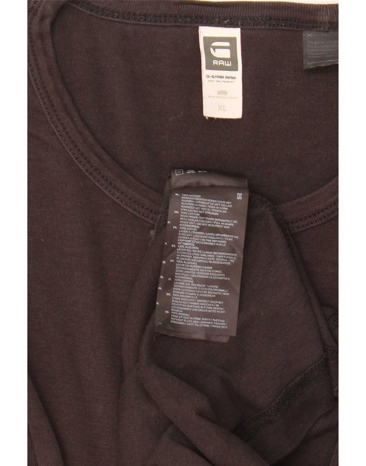G-Star Homme Top Manches Longues XL Noir Coton