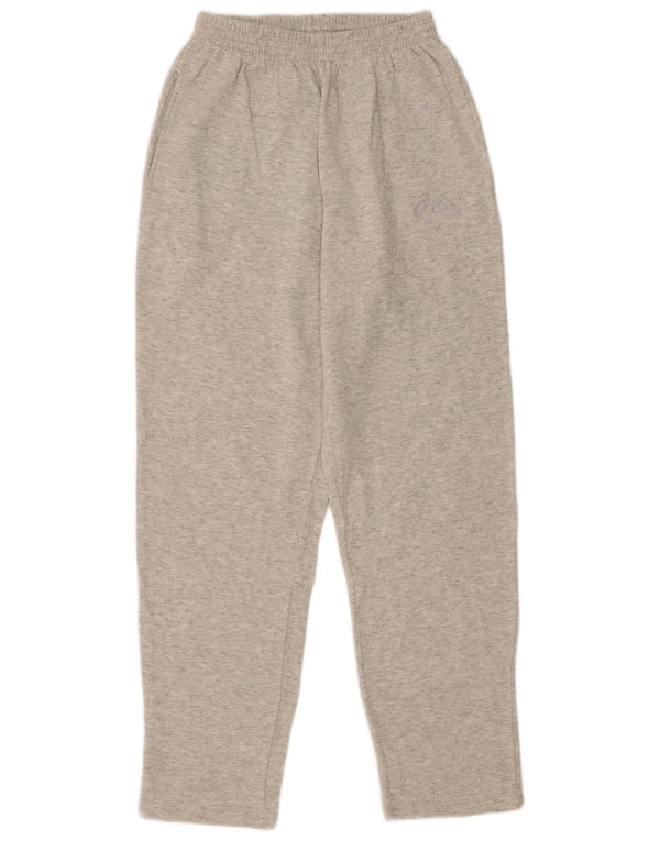 ASICS Pantalon de survêtement pour femme UK 12 Coton moucheté gris moyen