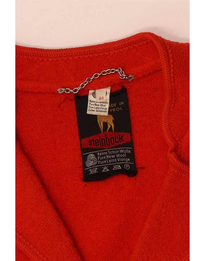 Steinbock Veste Blazer 5 Boutons Femme IT 44 Laine Rouge Moyen