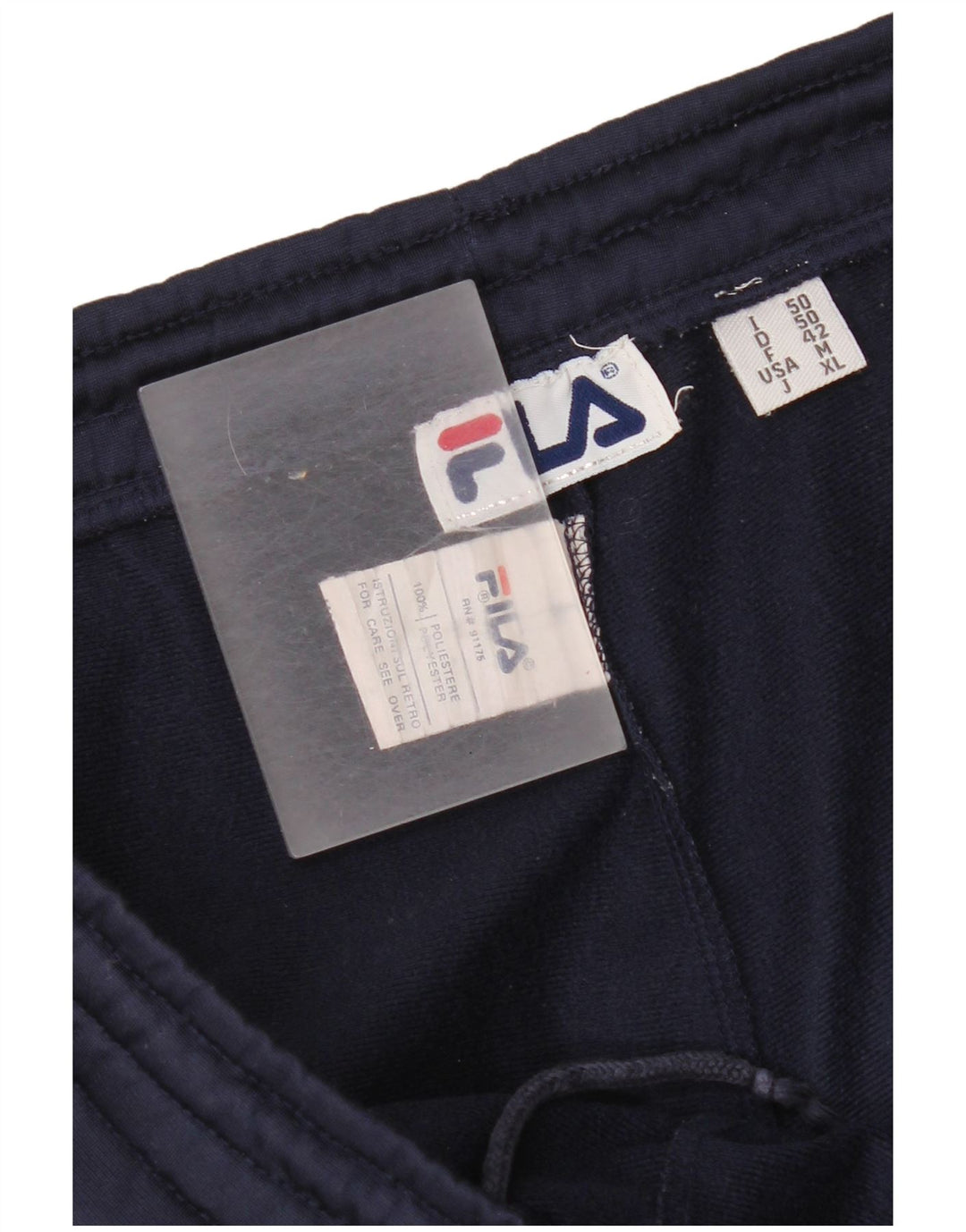Fila Pantalon De Survêtement Homme Bleu Marine Moyen Colorblock Polyester