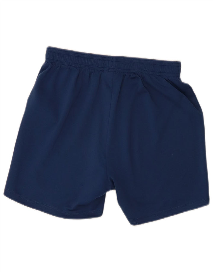 Umbro Short de Sport Garçon 9-10 ans Bleu Marine Moyen Polyester