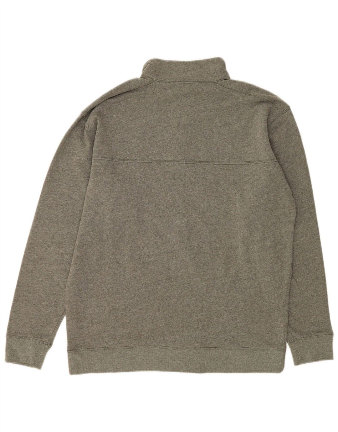 Columbia Sweat-shirt à col zippé pour homme, grand, gris, coton