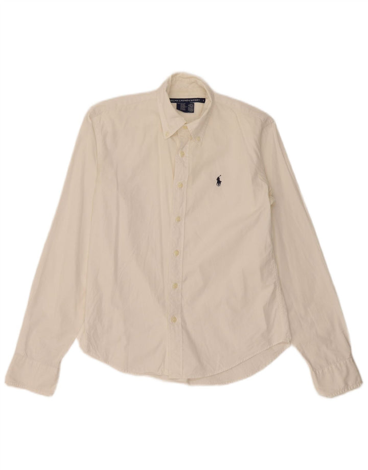 Ralph Lauren Chemise Femme US 8 Coton Blanc Moyen