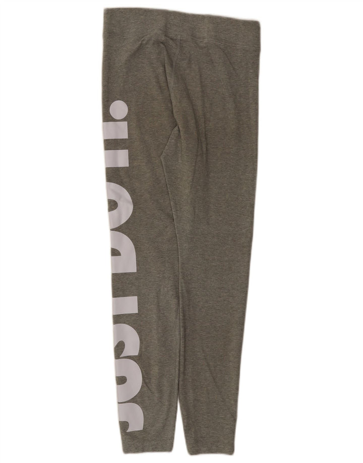 Nike Leggings graphiques pour femmes UK 12 coton gris moyen