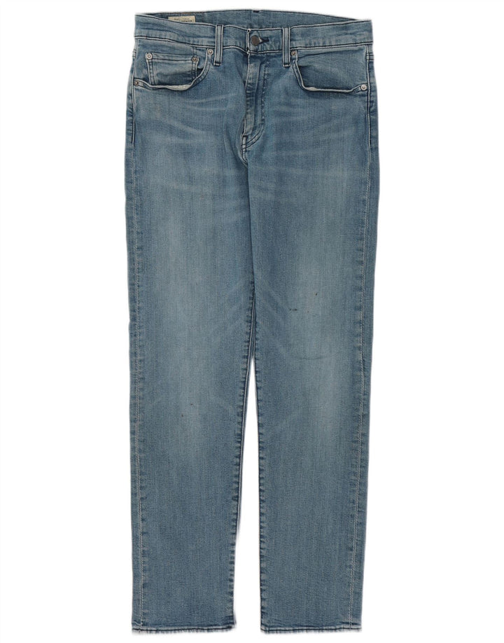 LEVI'S Mens 502 Tapered Jeans W32 L32 Blue Cotton