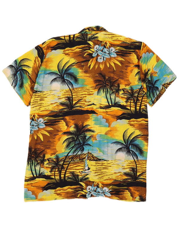 vintage Mens Graphic Short Sleeve Shirt XL Multicolore Hawaïen
