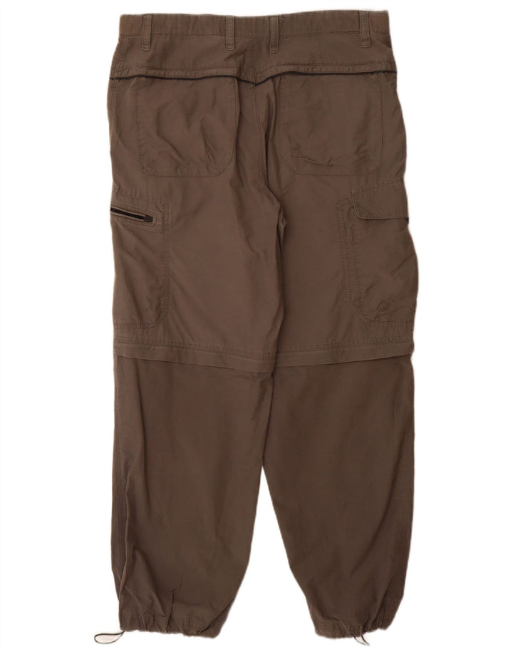 Marks & Spencer Pantalon cargo de jogging pour homme W34 L29 Gris Coton