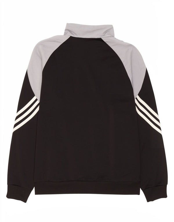 Adidas Veste de survêtement pour garçon 13-14 ans XL Noir Colorblock Polyester