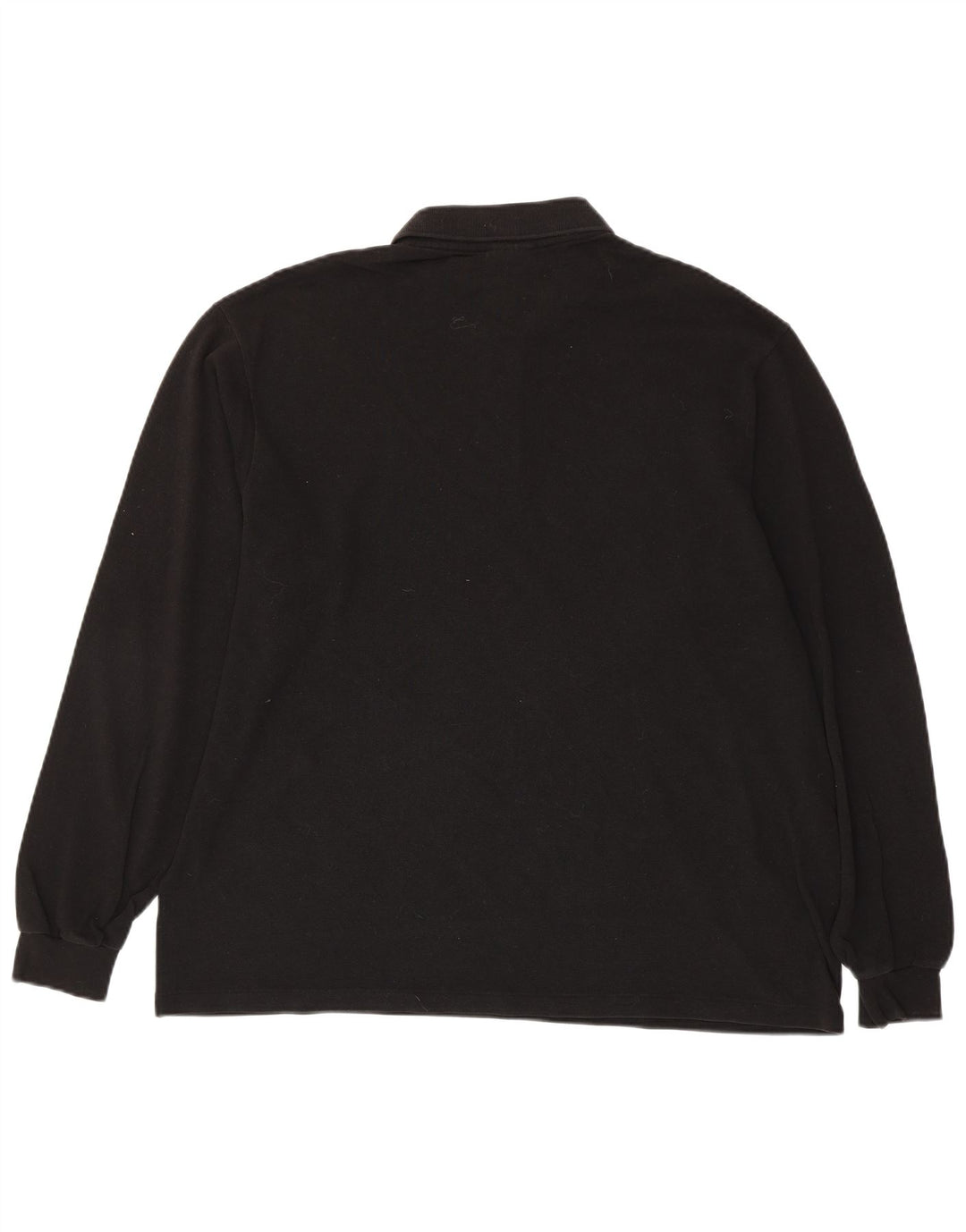 LACOSTE Polo à manches longues pour homme Taille 7 2XL Coton noir