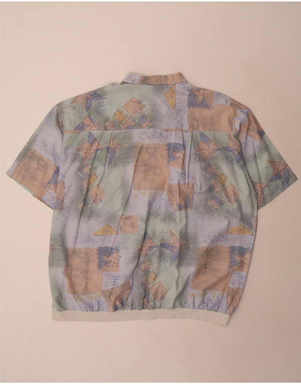 Canda Chemise pull à manches courtes à motif abstrait pour hommes 3XL multicolore