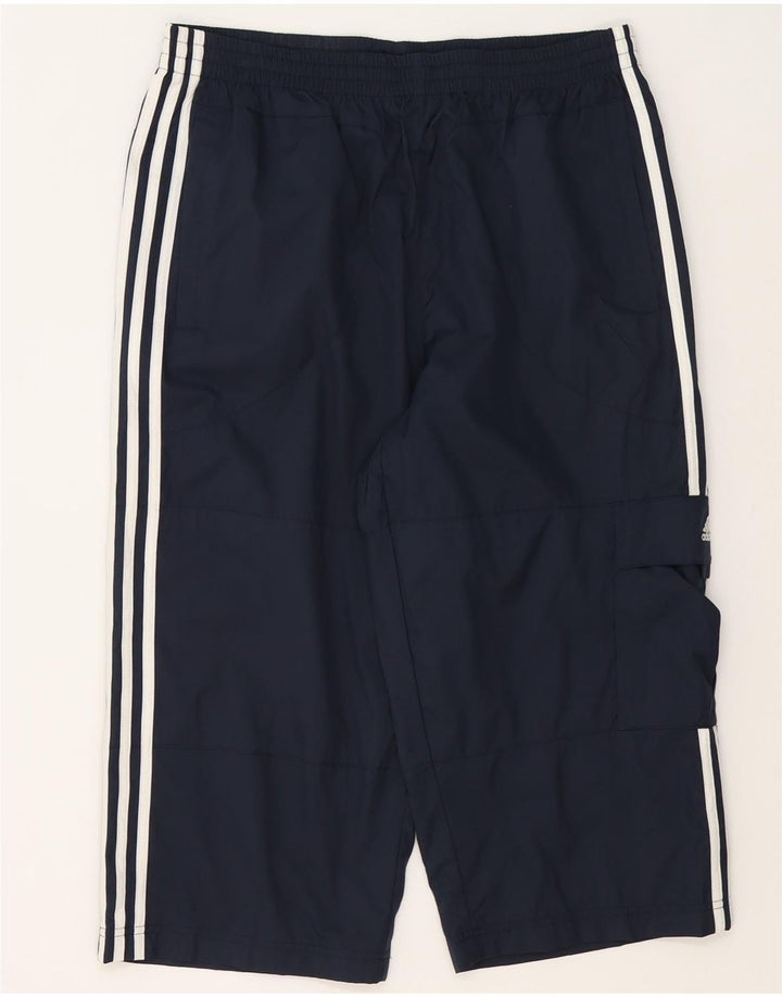 Pantalon de survêtement Adidas Cargo Capri pour homme, grand, bleu marine, en polyester