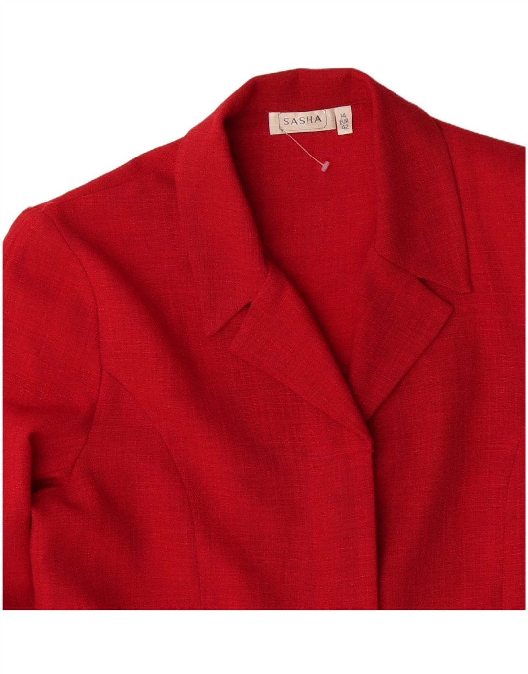 Sasha Veste Blazer Femme EU 42 Grand Rouge Polyester Classique