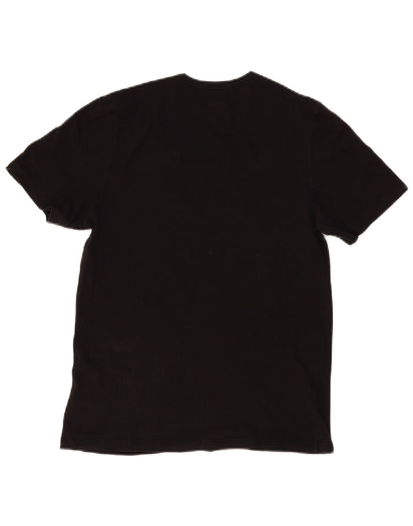 Hugo Boss Hommes T-Shirt Top Petit Noir Coton