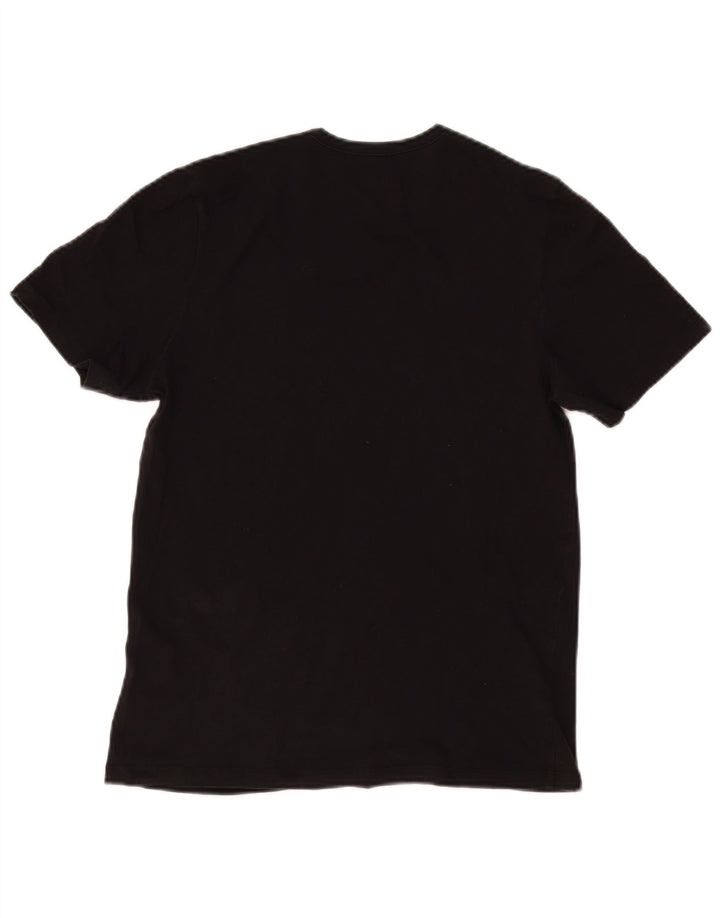 Hugo Boss Hommes T-Shirt Top Petit Noir Coton