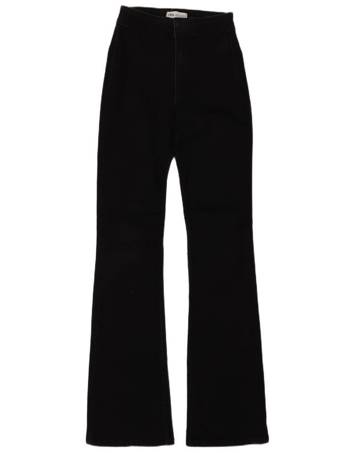 Zara Jean évasé pour femme EU 34 2XS W24 L33 Noir