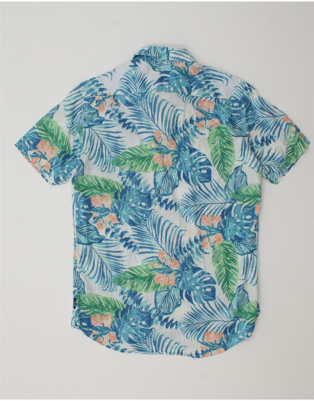 IZOD Chemise à manches courtes pour homme Salt Water Petit bleu floral