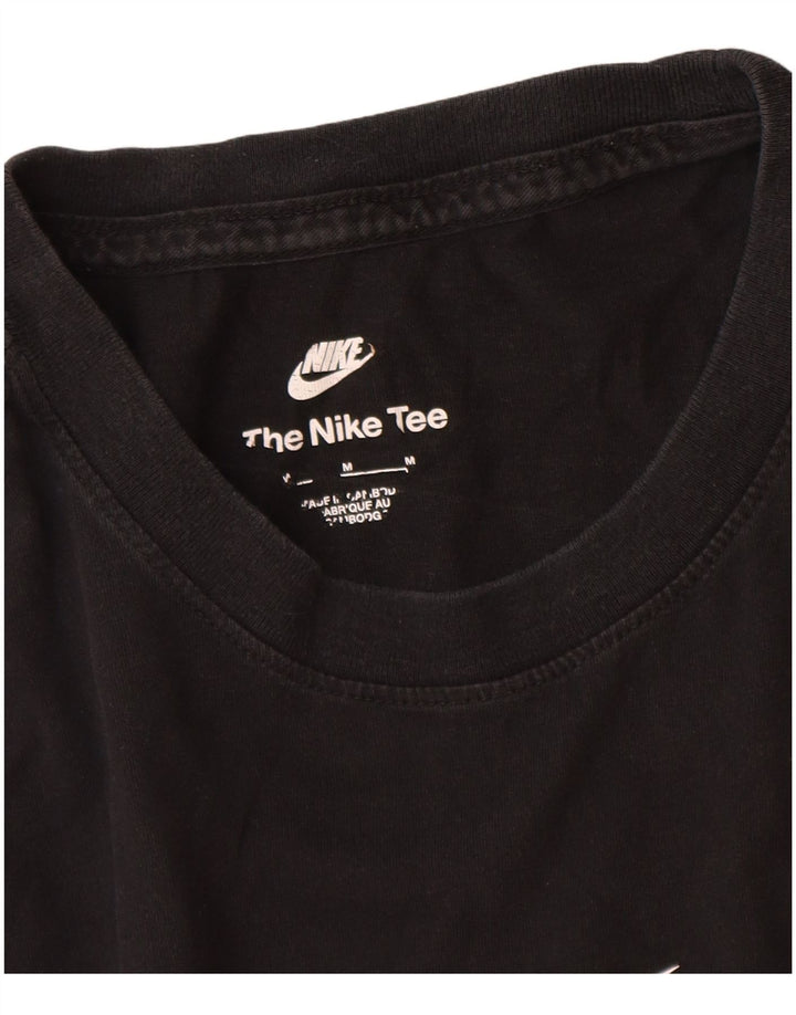 Nike T-shirt graphique pour homme en coton noir moyen