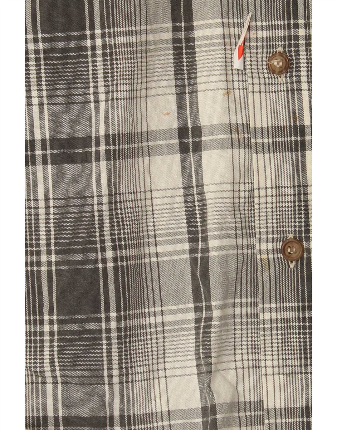 Marlboro Classics Chemise Homme Grand Carreau Gris Coton