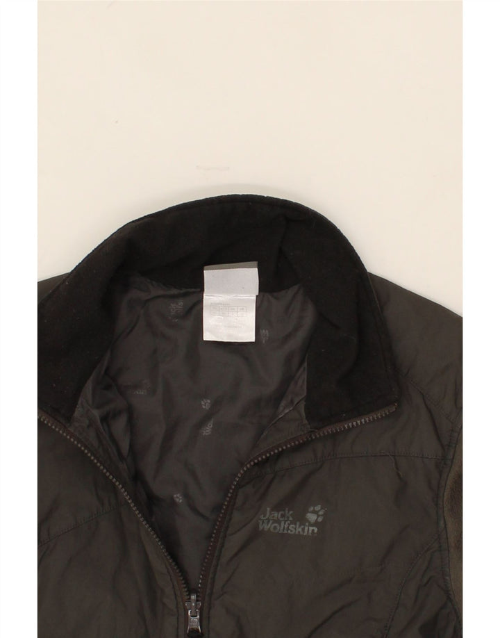 JACK WILLS Womens Bomber Jacket UK 16 Large Khaki Polyester Vintage Jack Wills and Second-Hand Jack Wills from Messina Hembry 