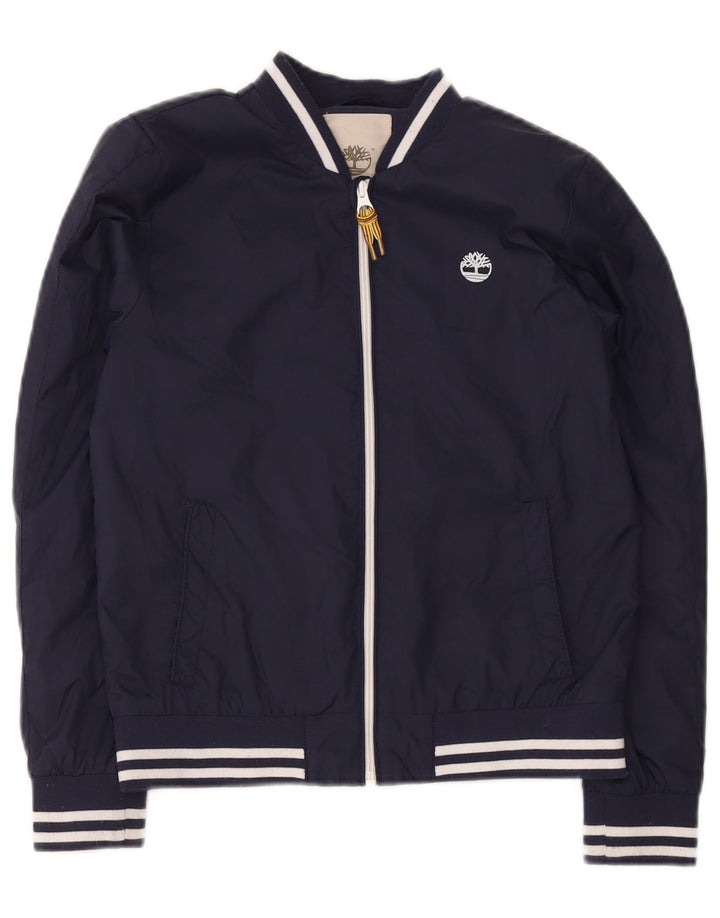 Timberland Boys Bomber Jacket 11-12 ans XS Bleu Marine Polyester