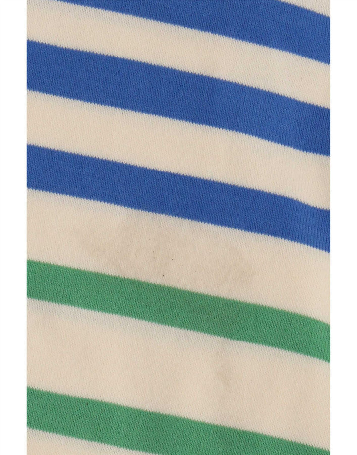 Marks & Spencer Pull ras du cou pour femme UK 12 Medium Blanc rayé