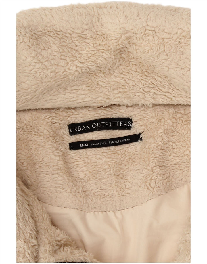 Urban Outfitters Veste polaire rembourrée surdimensionnée pour femme UK 14 Beige moyen