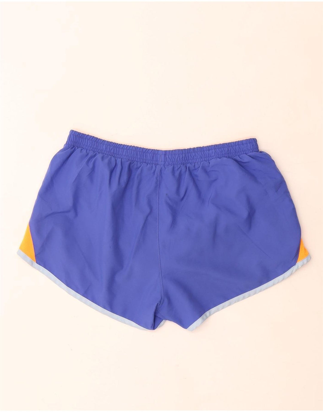 Short de sport Nike pour femme UK 14 Polyester color block bleu moyen