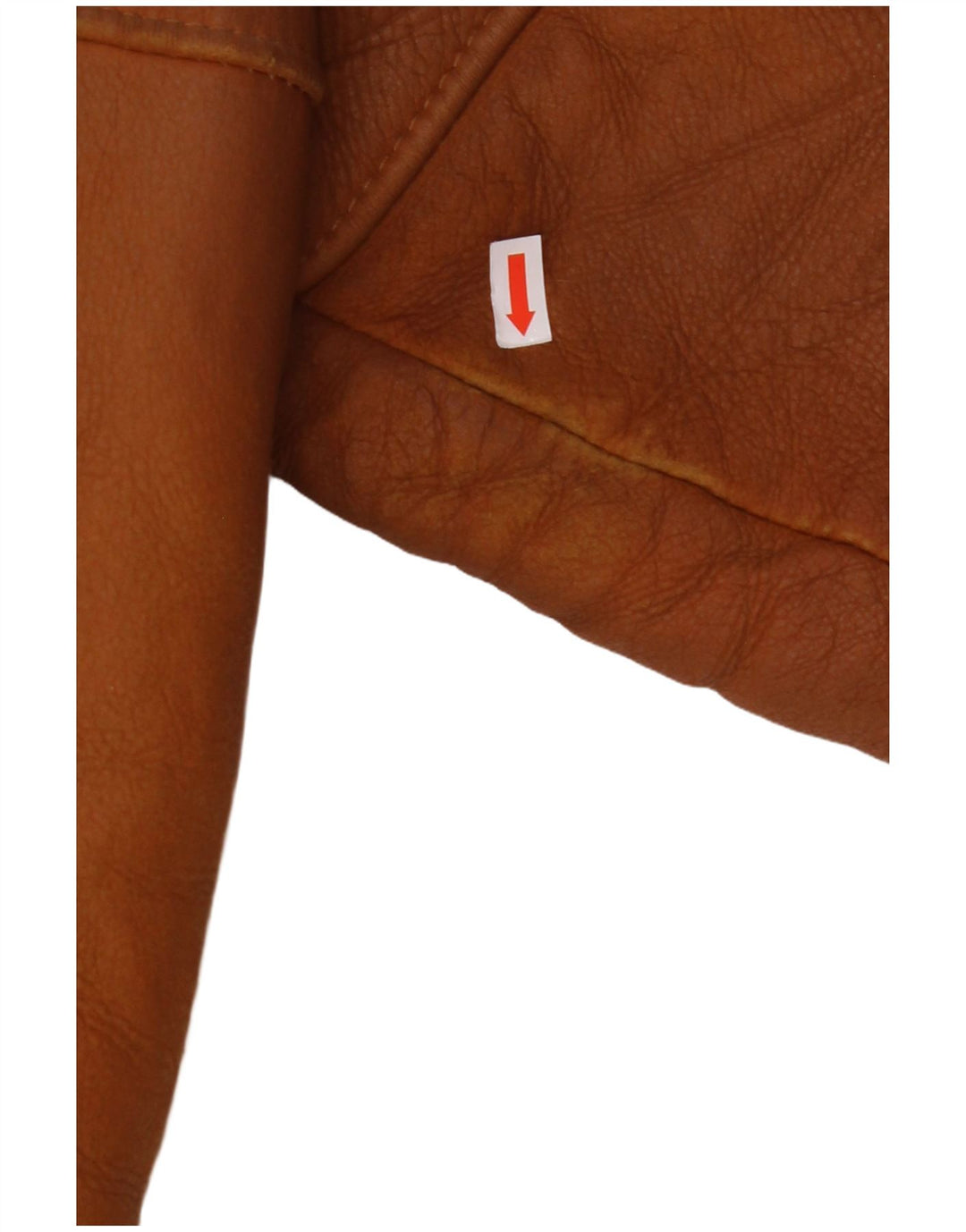 MABRUN Veste en peau de mouton pour homme UK 36 Petit cuir marron