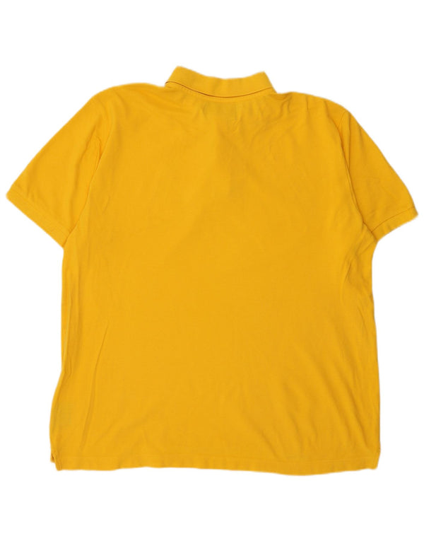 Kappa Polo Homme XL Jaune Coton