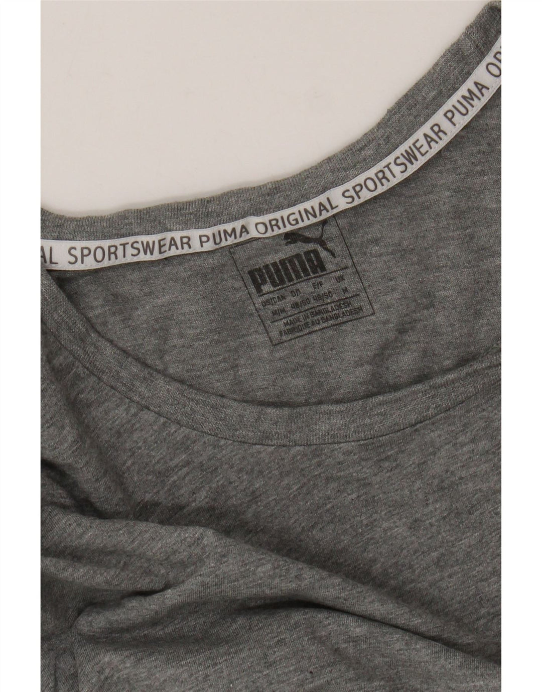 PUMA T-Shirt Graphique Homme Gris Moyen