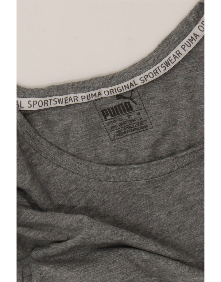 PUMA T-Shirt Graphique Homme Gris Moyen