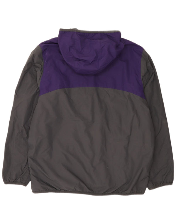 Nike Veste de survêtement à capuche pour homme XL Violet Colorblock Nylon