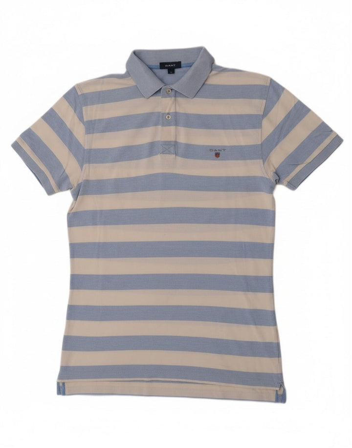 Gant Polo Homme Bleu Moyen Rayé