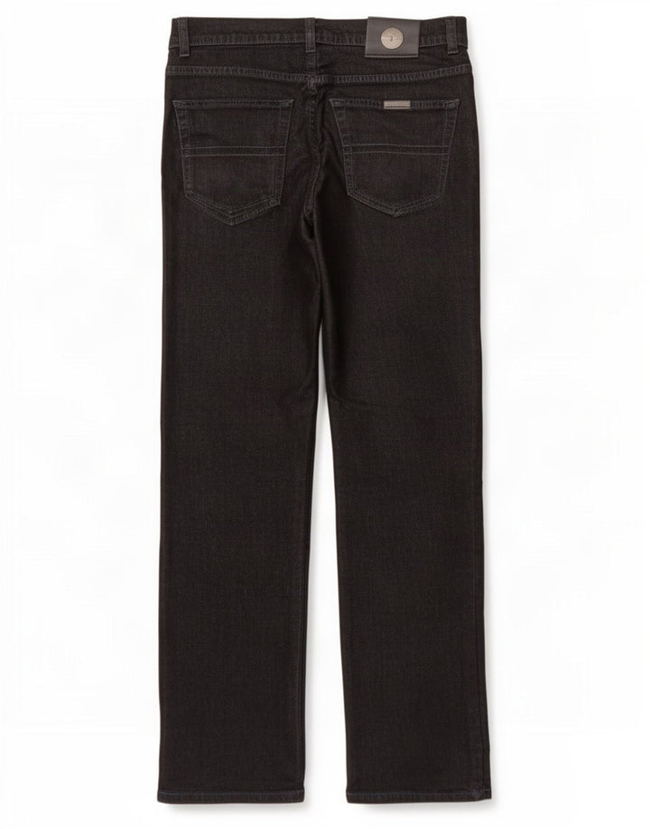 Trussardi Jean Droit W32 L32 Noir Coton Homme