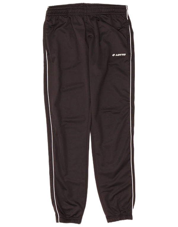Lotto Pantalon de Survêtement Homme Joggers Large Noir Polyester