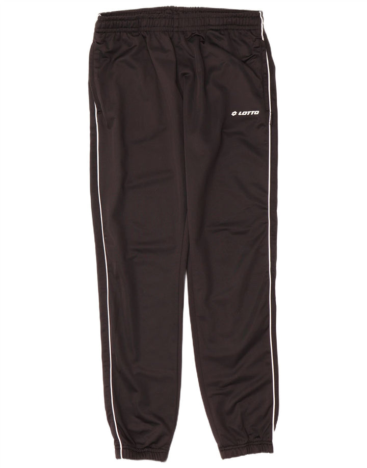 Lotto Pantalon de Survêtement Homme Joggers Large Noir Polyester