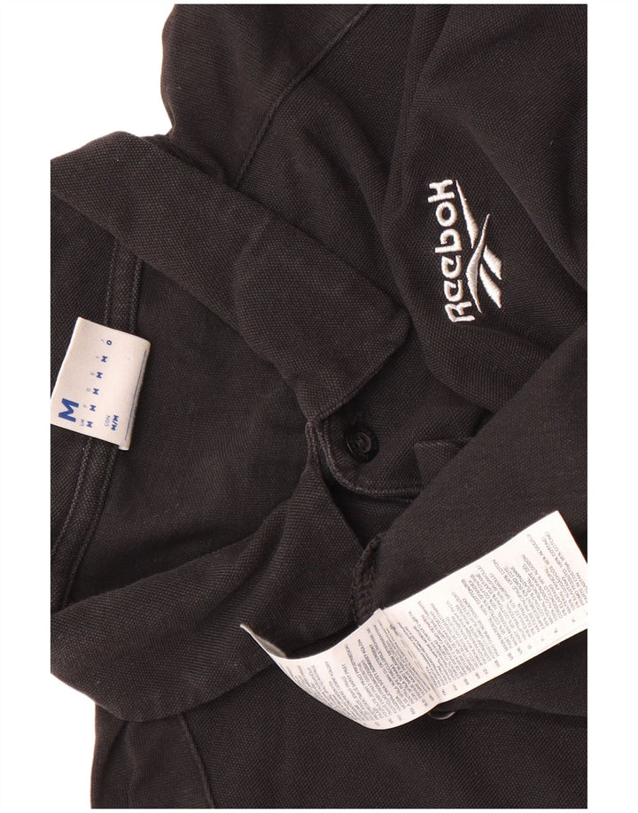 Reebok Polo Homme Noir Moyen Coton