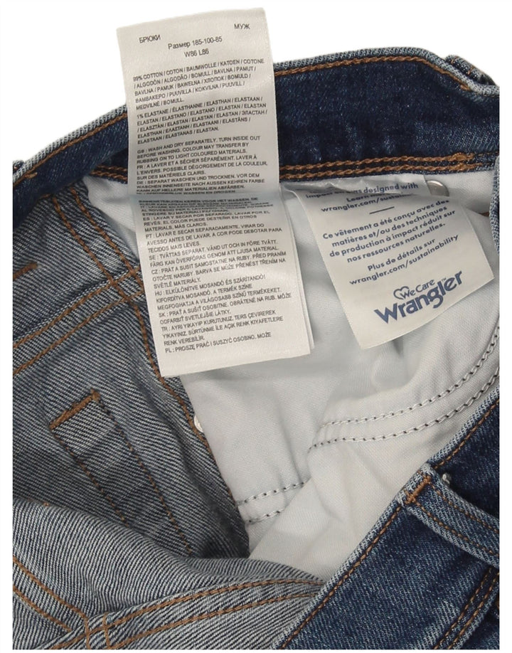 Wrangler Jean droit homme W34 L34 bleu coton