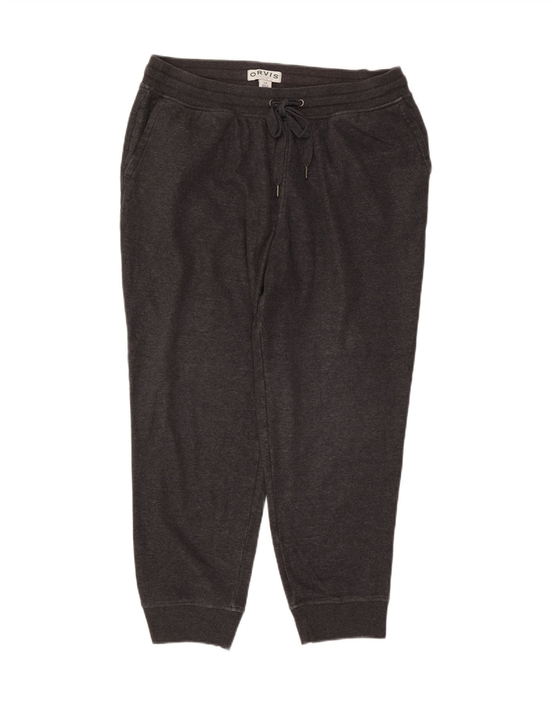 ORVIS Mens Tracksuit Trousers Joggers Large  Grey Polyester Vintage Orvis and Second-Hand Orvis from Messina Hembry 