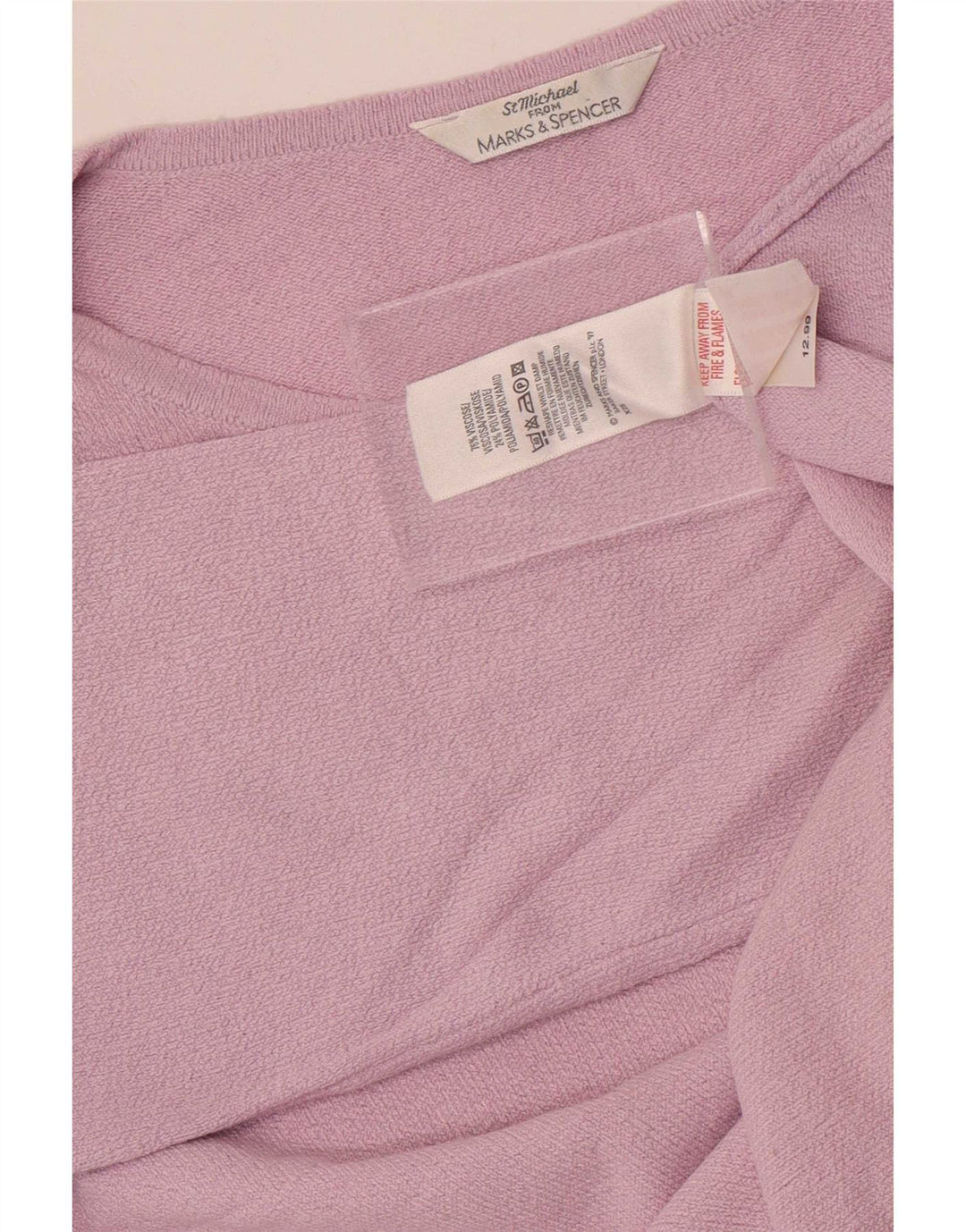 Marks & Spencer Haut St. Michael à manches 3/4 pour femme Violet moyen UK 12
