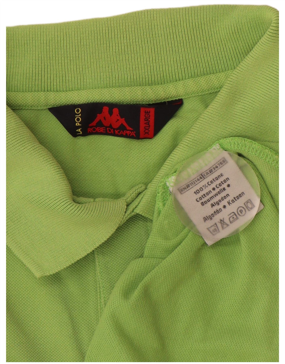 KAPPA Polo Homme 2XL Vert Coton