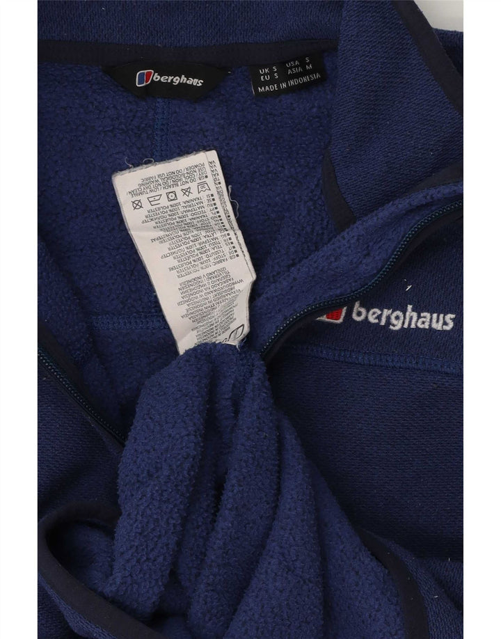 Berghaus Sweat-shirt à col zippé pour homme Petit bleu marine Polyester