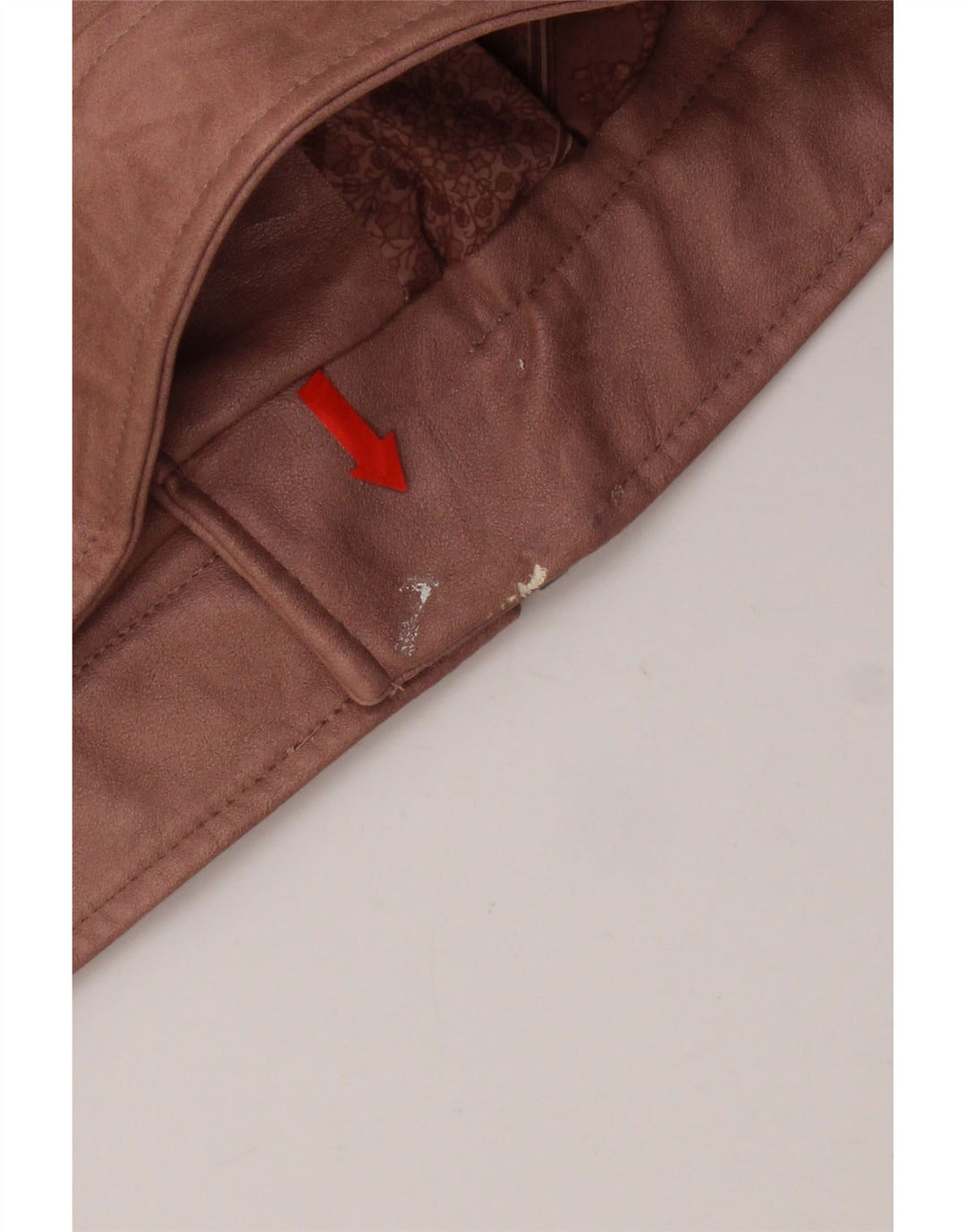 Desigual Veste de motard en simili cuir pour femme EU 38 Rose moyen floral