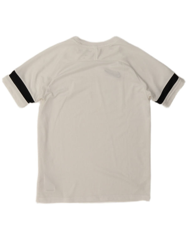 Nike Garçon Dri Fit T-Shirt Top 13-14 ans XL Blanc Colorblock Polyester