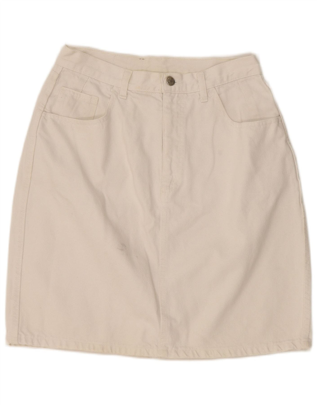 CARRERA Jupe en jean pour femme IT 42 Medium W32 Blanc Coton