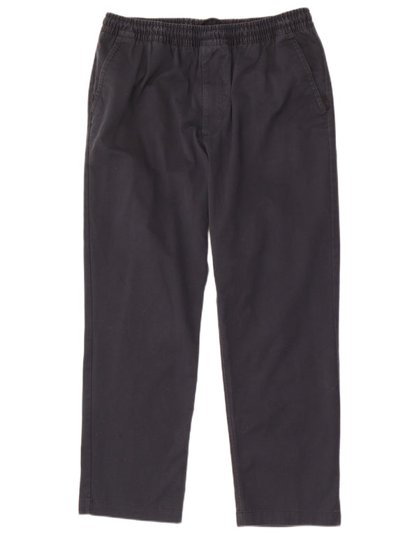 NIKE Pantalon chino droit Dri Fit pour homme Large W34 L28 Bleu marine Coton